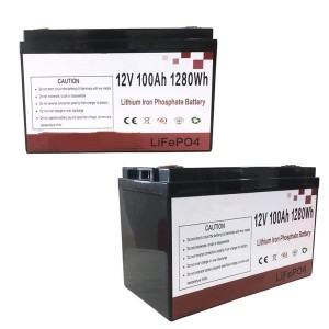 Batería de iones de litio de 12V 100Ah para sistema de almacenamiento de energía