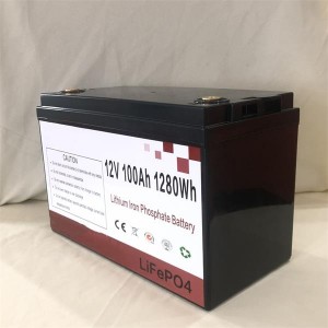 12V 100Ah Litiumjonbatteri för energilagringssystem