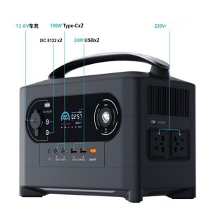 700W Bärbart energibatteri för hushållsapplikationer