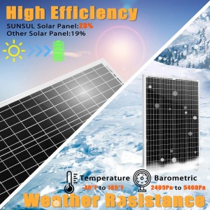 High efficiency 220V 600W solar PV power panels