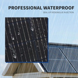 Full Black Solar Panel 400W 12V for Solaria Home Roof